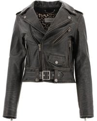 Golden Goose - Leather Jacket - Lyst