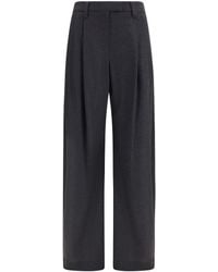 Brunello Cucinelli - Tailored Virgin Wool Pants - Lyst