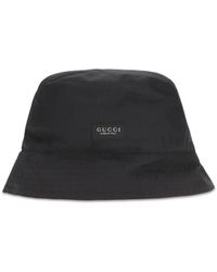 Gucci - Cotton Canvas Bucket Hat - Lyst
