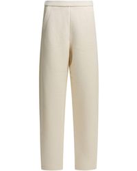 Max Mara Pure - Dente Trousers White - Lyst