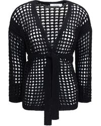 Max Mara Pure - Knitted Cardigan Nero - Lyst