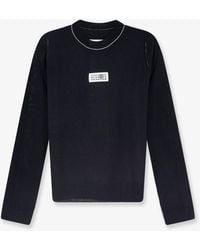 MM6 by Maison Margiela - Virgin Wool Blend Sweater - Lyst