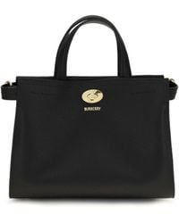 Burberry - Mini Cotswolds Check Top Handle Bag - Lyst