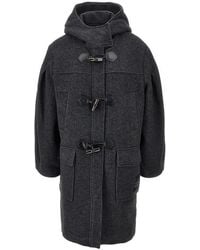 Ganni - Wool-Blend Coat - Lyst