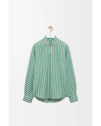 Loewe - Anagram Striped Shirt - Lyst