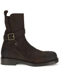Burberry - Ledger Jodphur Leather Boots - Lyst