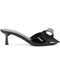 Prada - Sandals With Bow Detail - Lyst