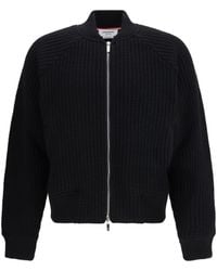 Thom Browne - Knit Bomber Jacket - Lyst