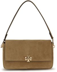 Tory Burch - Shoulder Bag Charlie Mini Suede - Lyst