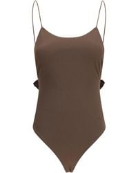 Jacquemus - Cabana One-Piece Swimsuit With Ruffles - Lyst