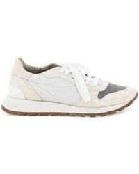 Brunello Cucinelli - Precious Toe Sneakers - Lyst