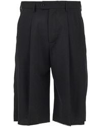 MARSĒM - Tailored Shorts With Satin Ribbon - Lyst