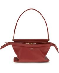 Loewe - Whisker Glazed Calfskin Shoulder Bag Carmine - Lyst
