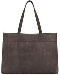 KHAITE - 'Crosby' Suede Cocoa Bag - Lyst