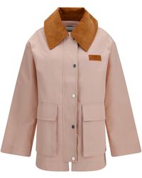 Ganni - Twill Jacket - Lyst