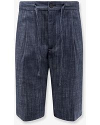 Hevò - Torre Lapillo Cotton Blend Shorts - Lyst