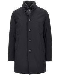 DUNO - 'Palladium' Padded Stretch Nylon Coat - Lyst