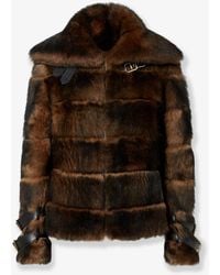 Fendi - Backed Sheepskin And Nappa Jacket - Lyst