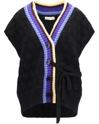 Dries Van Noten - V-Neck Wool And Cashmere Cardigan - Lyst