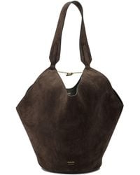 KHAITE - Calf Leather Shoulder Bag - Lyst