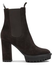Gianvito Rossi - "Barry 100Mm" Pull-On Ankle Boots - Lyst