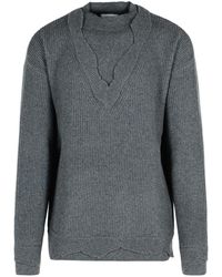 Laneus - Wool Blend Sweater - Lyst