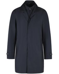 Fay - 'Morning' Technical Poplin Coat - Lyst