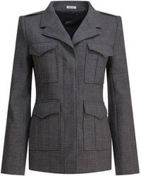 McQueen - Wool Jacket - Lyst