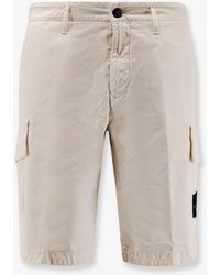 Stone Island - Organic Cotton Bermuda Shorts - Lyst