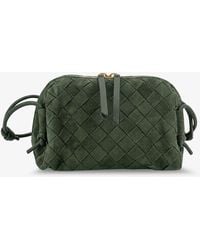 Bottega Veneta - Concert Pochette Suede Crossbody Bag - Lyst