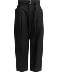 Sacai - Typewriter Parachute Pants - Lyst