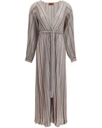 Missoni - Long Sequin Cardigan Dress - Lyst