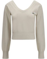 Vivienne Westwood - Beatrice V-Neck Sweater - Lyst