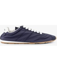 Miu Miu - Nylon And Suede Sneakers - Lyst