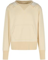 Maison Margiela - Pilling' Cream Cotton Sweater - Lyst