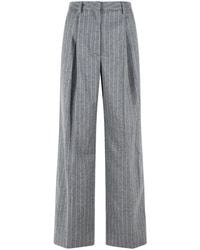 THE LATEST - Axel Wool Blend Pants - Lyst