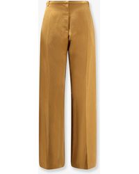 Alysi - Trousers Wide-Leg Lyocell-Linen - Lyst