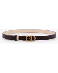 Dior - Leather Saddle Belt - Lyst