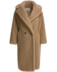 Max Mara - Tedgirl Coat Albino - Lyst