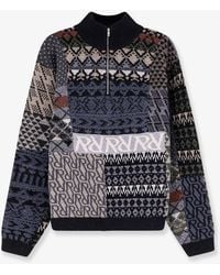 Represent - Duality Wool And Nylon Blend Sweater - Lyst