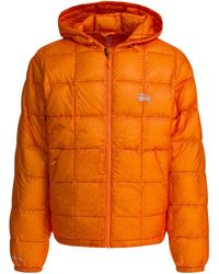 Stussy - Stussy Midweight Hooded Puffer - Lyst