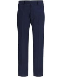 Germano - Tailored Cotton Pants Color 202 - Lyst