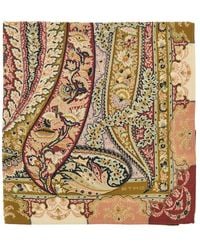 Etro - Paisley Silk And Wool Shawl - Lyst