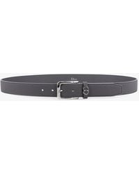 Dior - Dior Cd Icon Leather Belt - Lyst