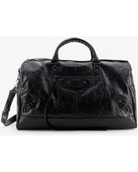 Balenciaga - Le City Boston L Leather Handbag - Lyst