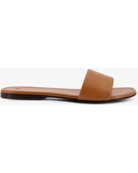 Celine - Coast Mule Leather Sandals - Lyst