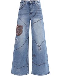 Ella - Jeans Palazzo Long - Lyst