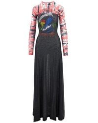 Balenciaga - Extreme Tie Dye Jersey Long Dress - Lyst