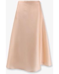 Alberta Ferretti - Silk Skirt - Lyst