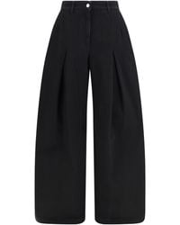 Dolce & Gabbana - Wide-Leg Cotton Jeans - Lyst
